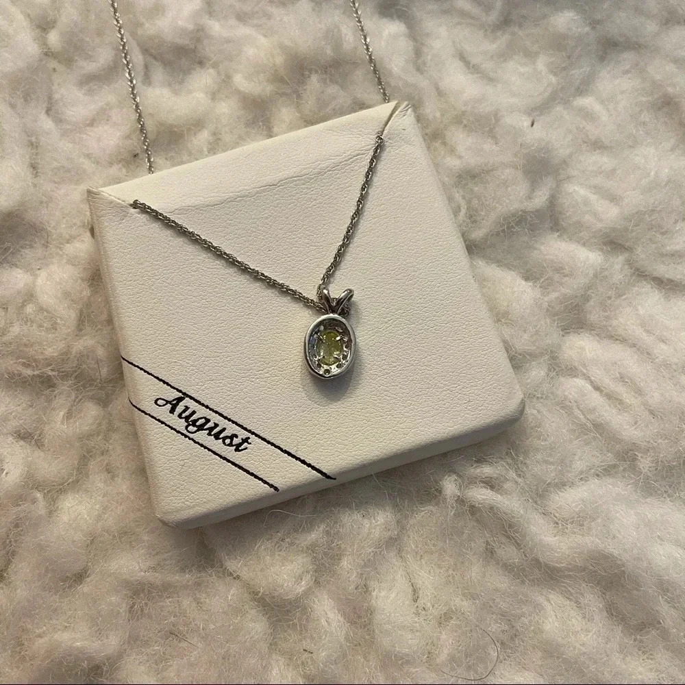 Kelly Waters August Birthstone Necklace, silver - Picture 2 of 10